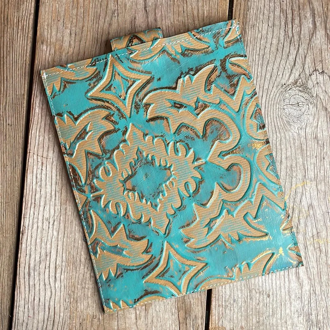 13'' Tablet Sleeve - Red Brindle w/ Agave Laredo