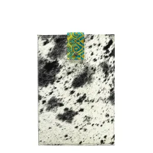 18'' Laptop Sleeve - Black & White w/ Turquoise Black Jack