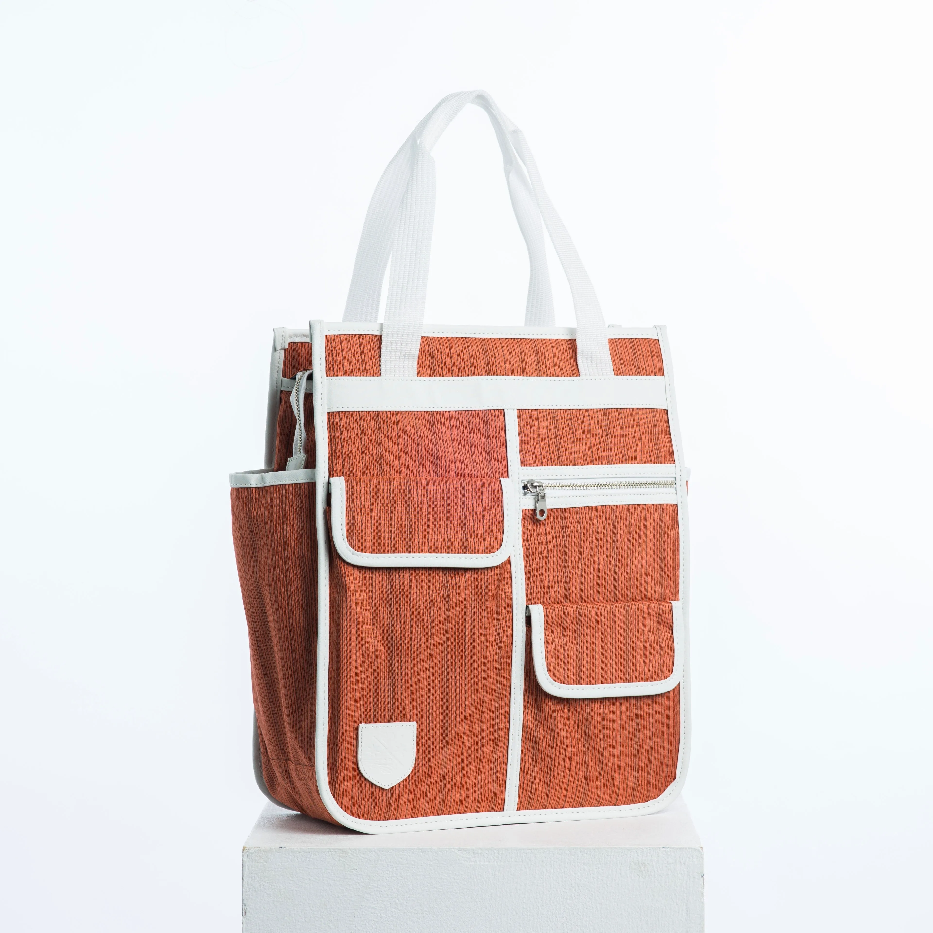 3 in 1 Market Shopper, Backpack and Pannier bag Maroon