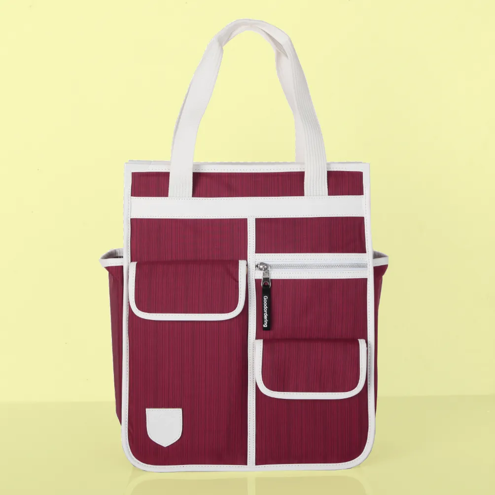 3 in 1 Market Shopper, Backpack and Pannier bag Maroon