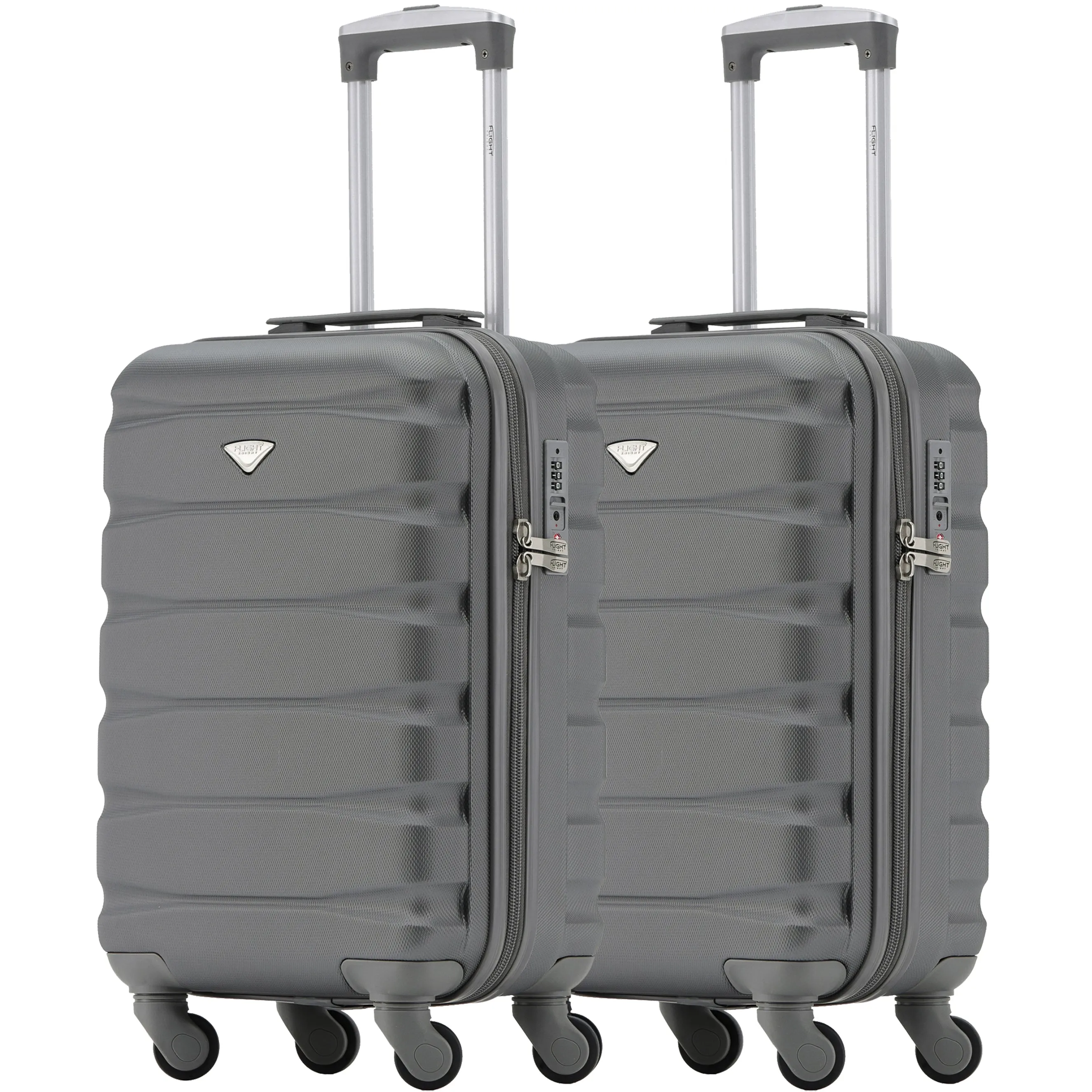 55x35x20cm TSA Lock Lightweight 4Wheel ABS Hard Cabin Suitcases Carry On Luggage
