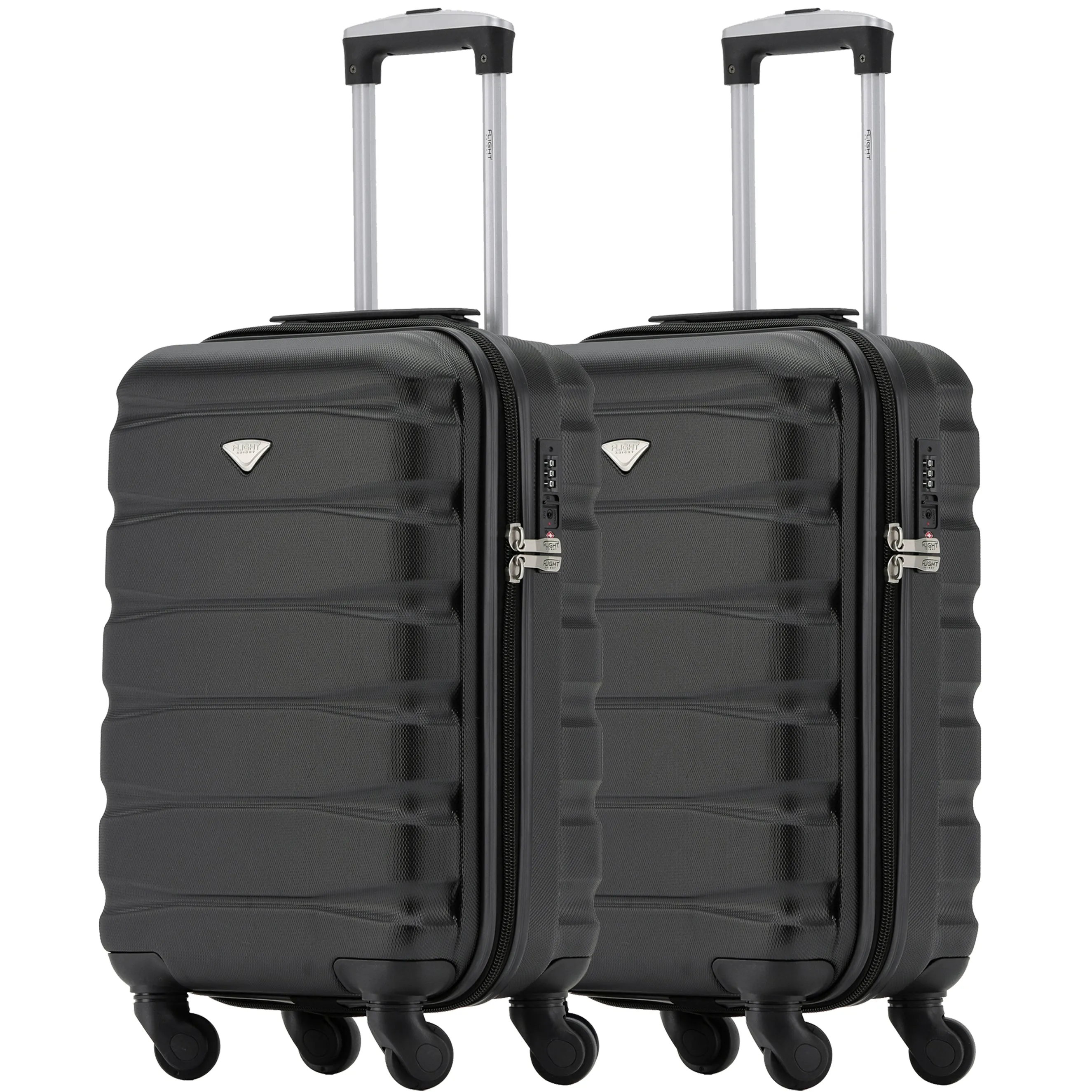 55x35x20cm TSA Lock Lightweight 4Wheel ABS Hard Cabin Suitcases Carry On Luggage