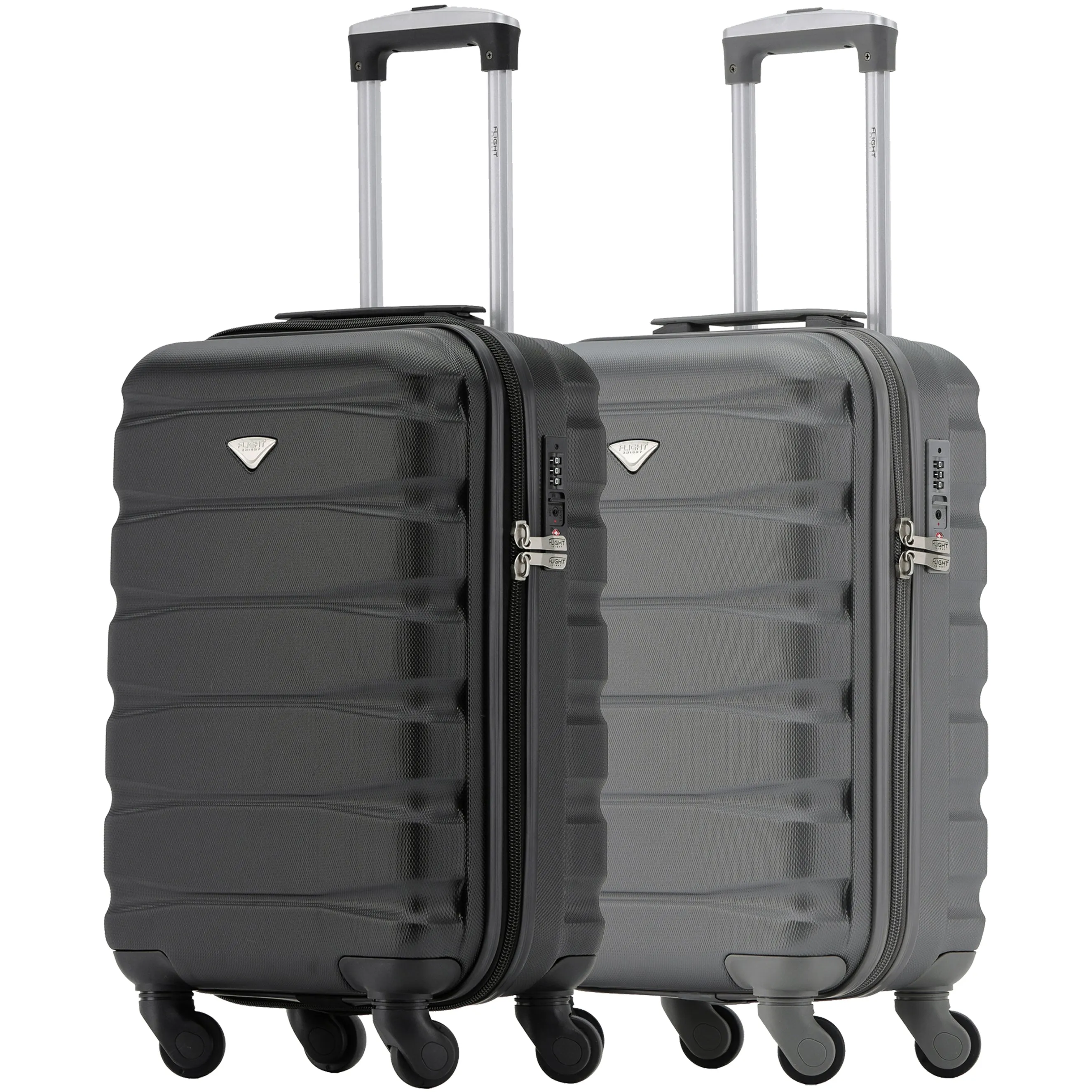 55x35x20cm TSA Lock Lightweight 4Wheel ABS Hard Cabin Suitcases Carry On Luggage