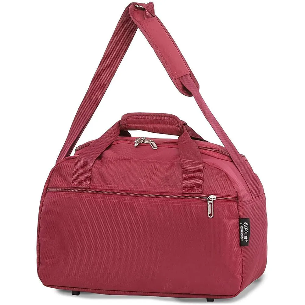 Aerolite (40x20x25cm) New and Improved 2024 Ryanair Maximum Size Holdall Cabin Luggage Under Seat Flight Bag