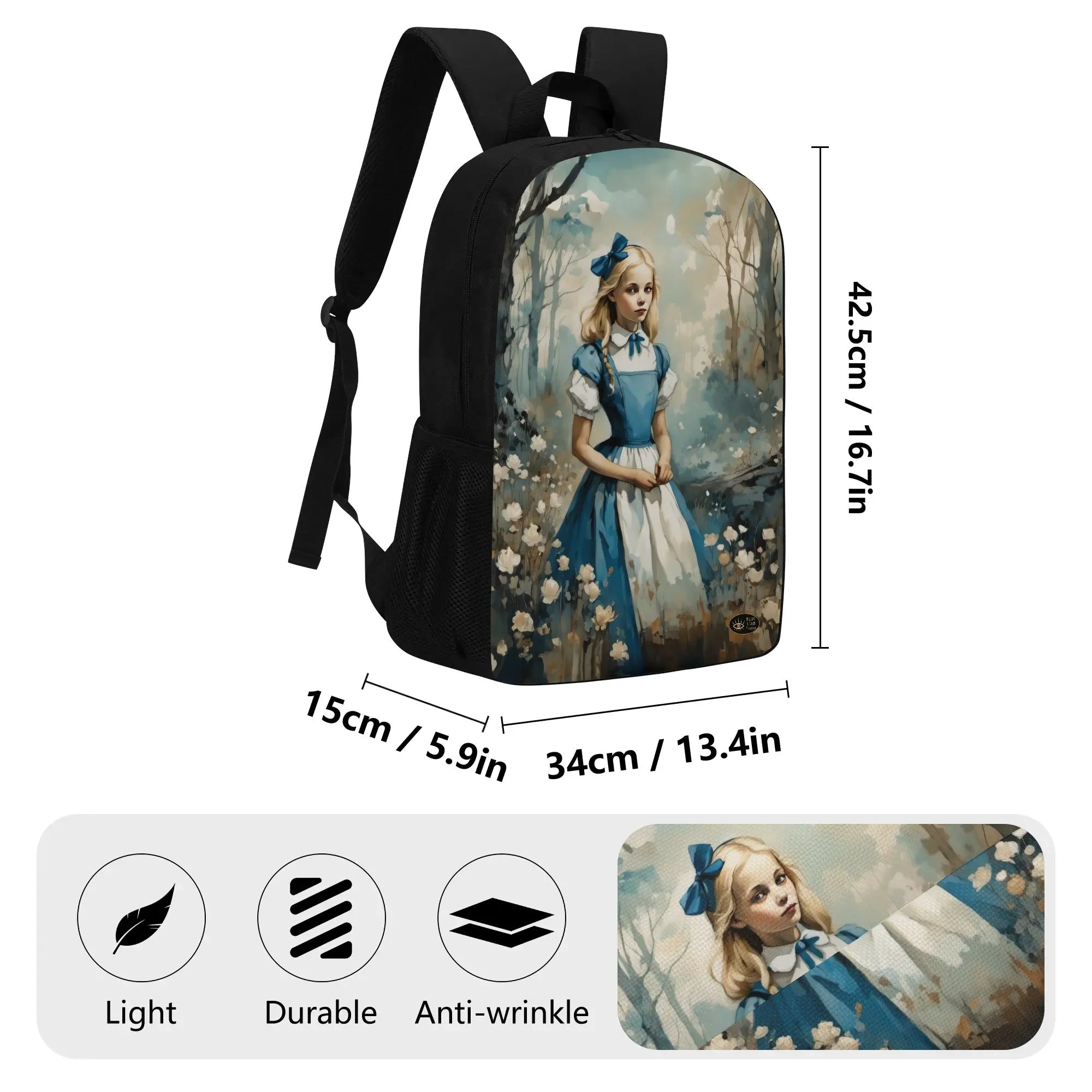 Alice (Wonderland) 17 Inch Laptop Backpack