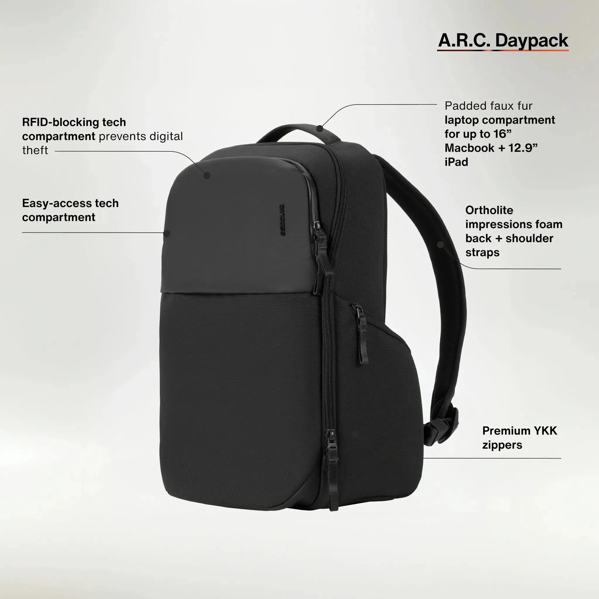 A.R.C. Daypack With ReSpun 100% Recycled Polyester 24L