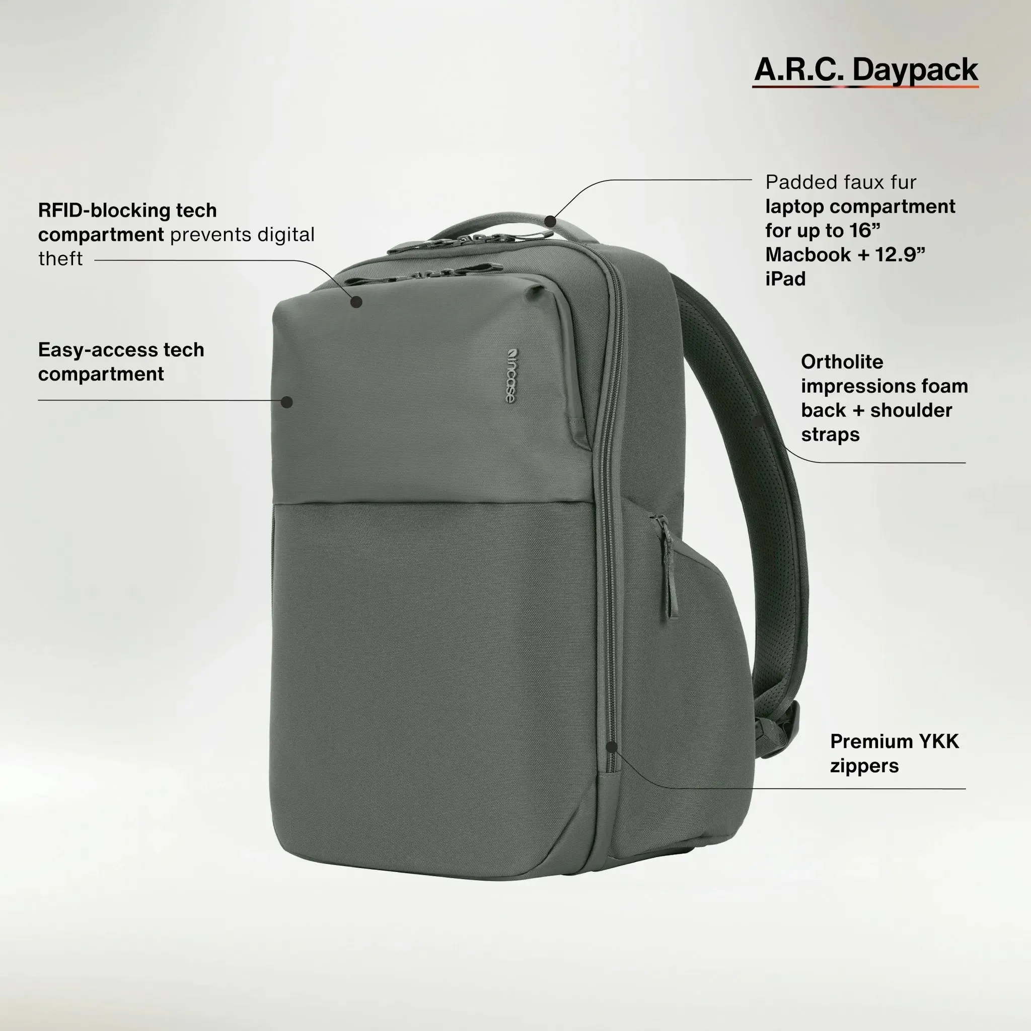 A.R.C. Daypack With ReSpun 100% Recycled Polyester 24L
