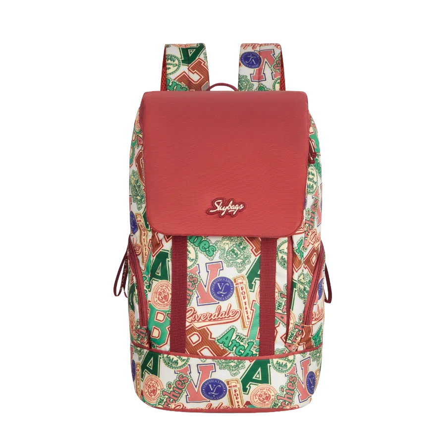 Archies College Backpack 01 (E) Red
