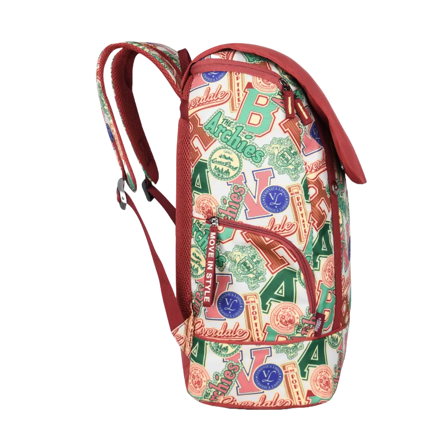 Archies College Backpack 01 (E) Red
