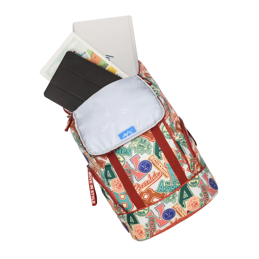 Archies College Backpack 01 (E) Red