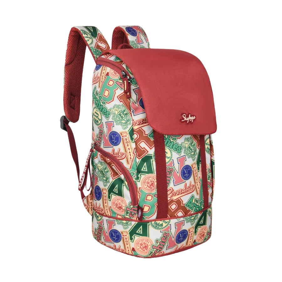 Archies College Backpack 01 (E) Red