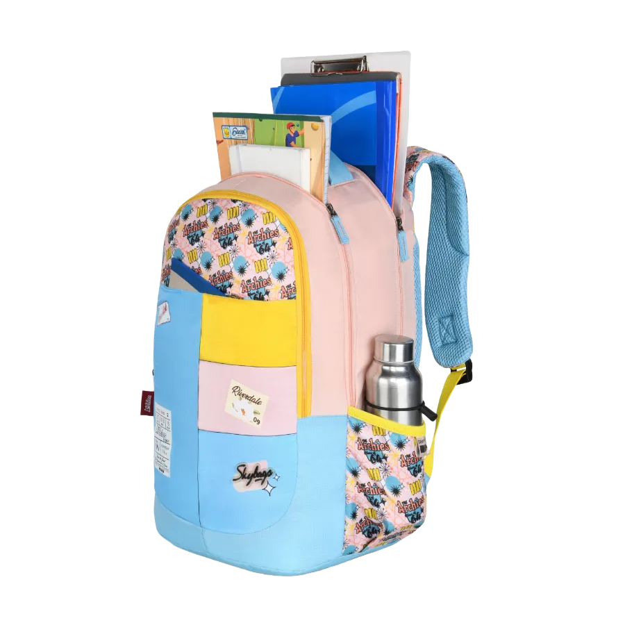 Archies School Backpack 01 (E) Light Blue