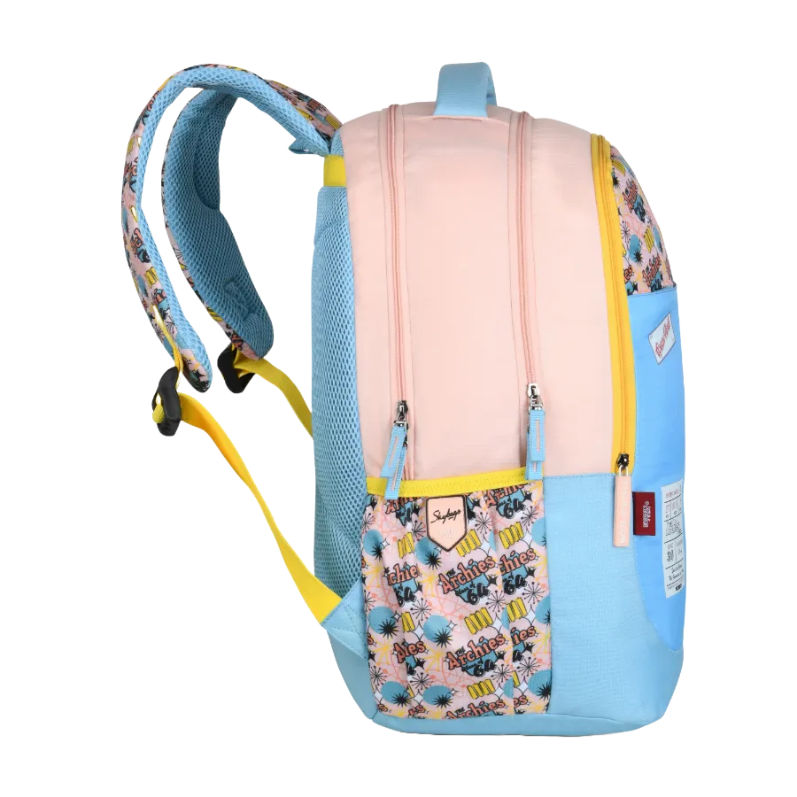 Archies School Backpack 01 (E) Light Blue