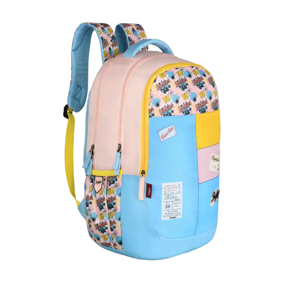 Archies School Backpack 01 (E) Light Blue