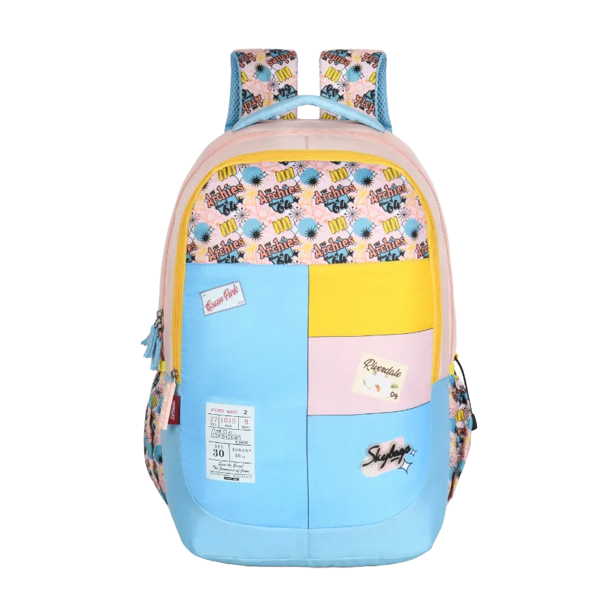 Archies School Backpack 01 (E) Light Blue
