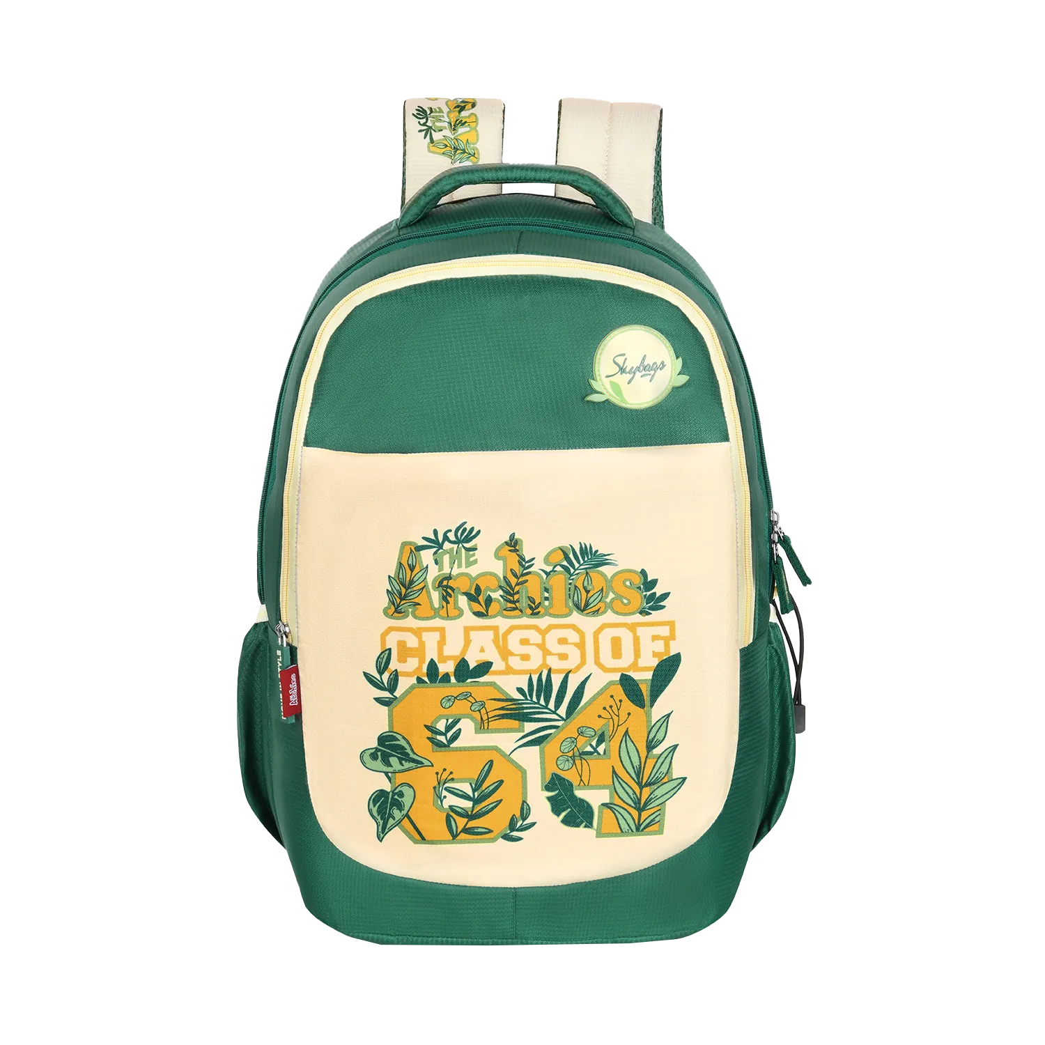 Archies School Backpack 02 (E) Olive