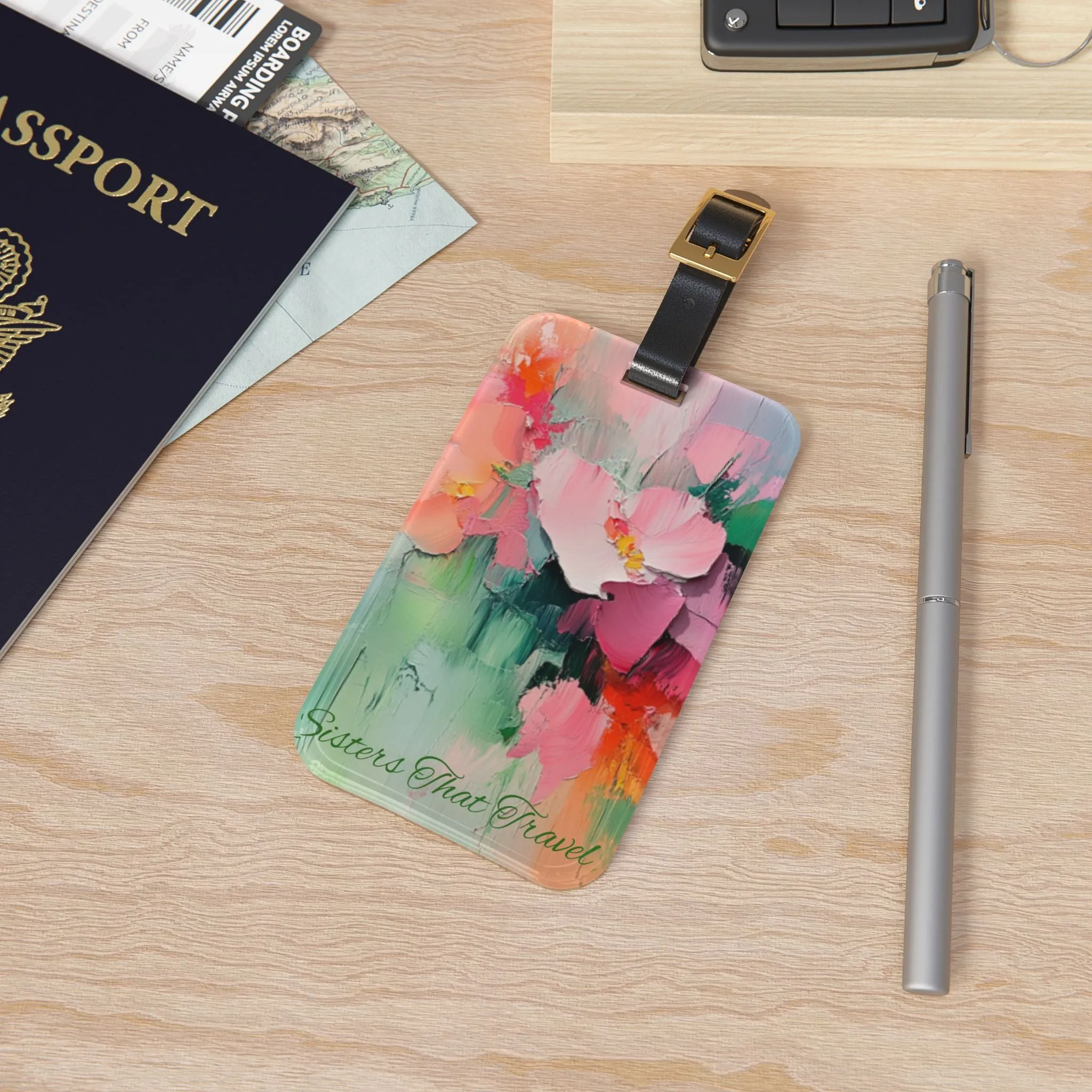 Art Voyage Sisters That Travel Luggage Tag Collection