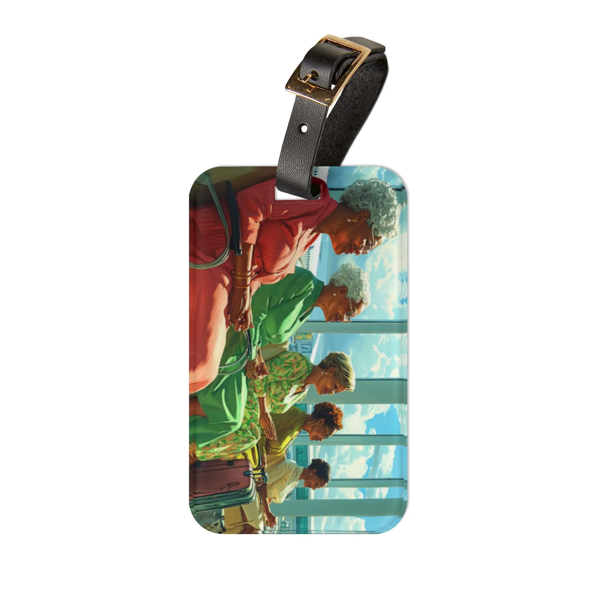 Art Voyage Sisters That Travel Luggage Tag Collection