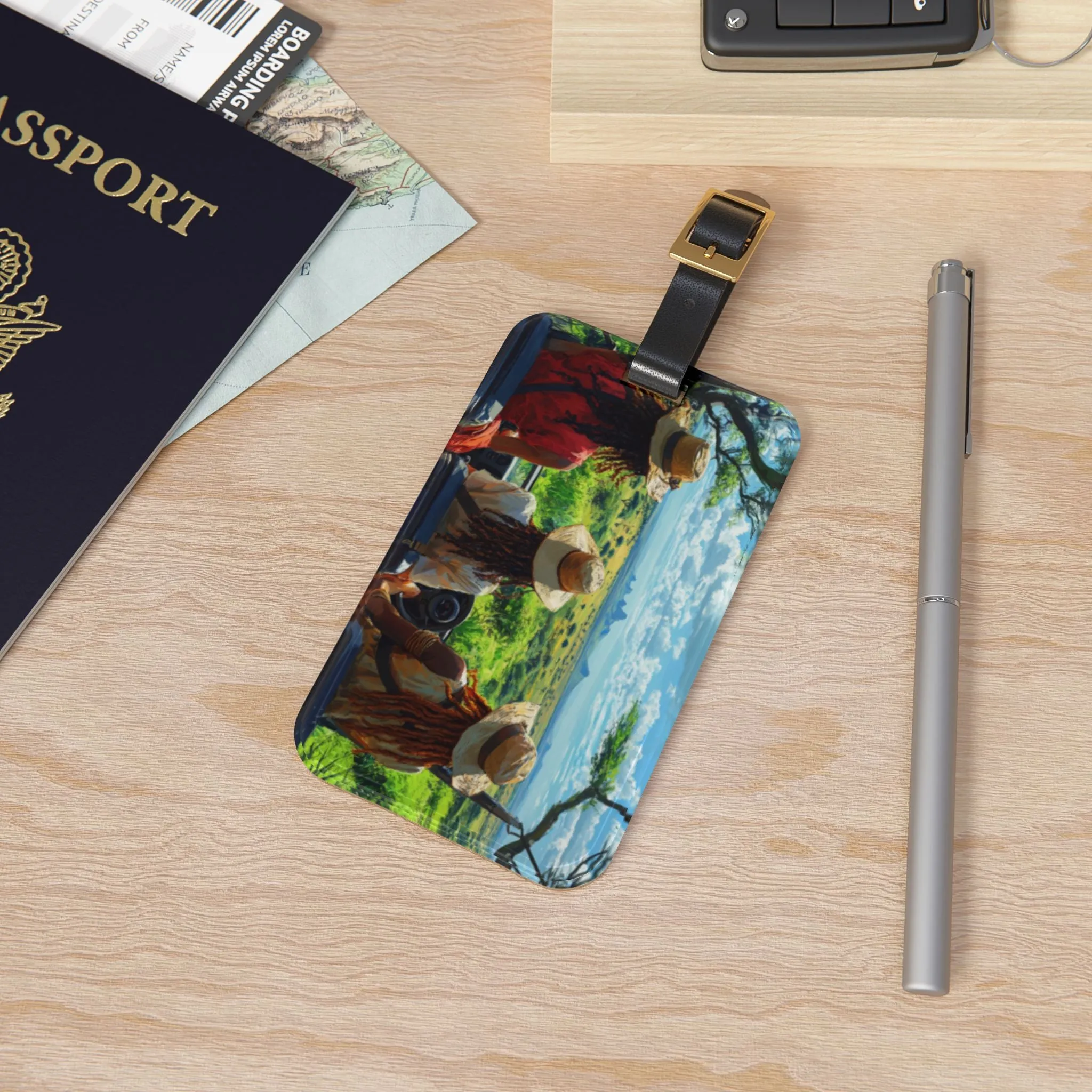 Art Voyage Sisters That Travel Luggage Tag Collection