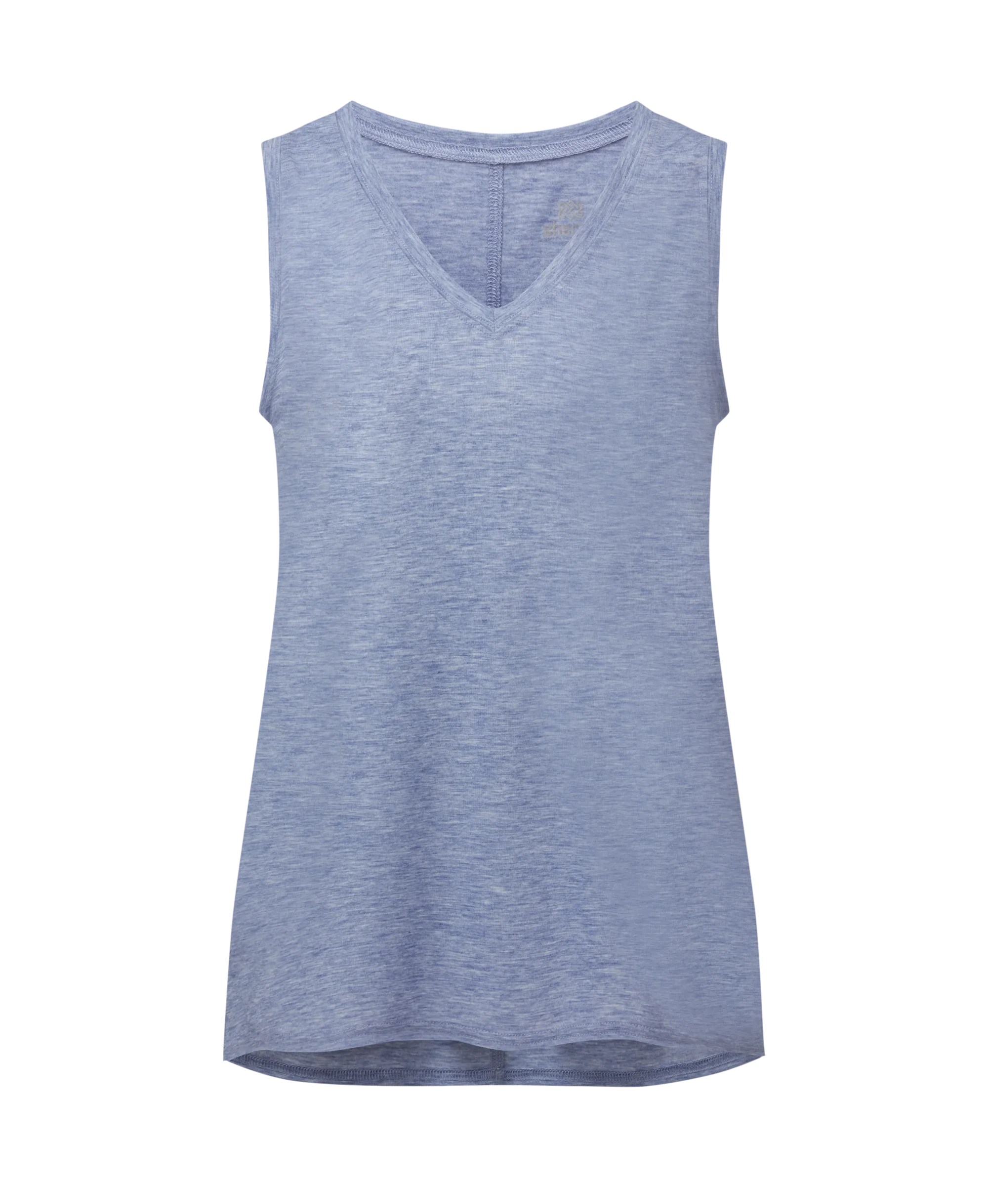 Asha V-Neck Tank Top - Seaport Blue