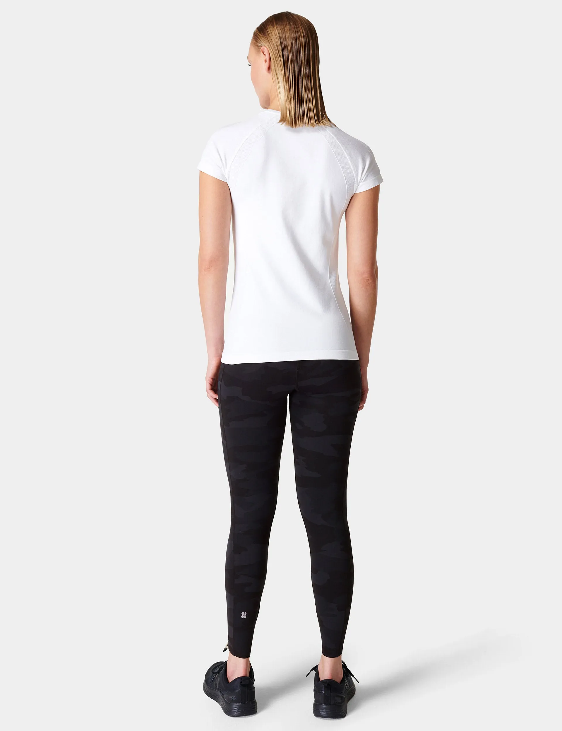 Athlete Seamless Gym T-Shirt - White