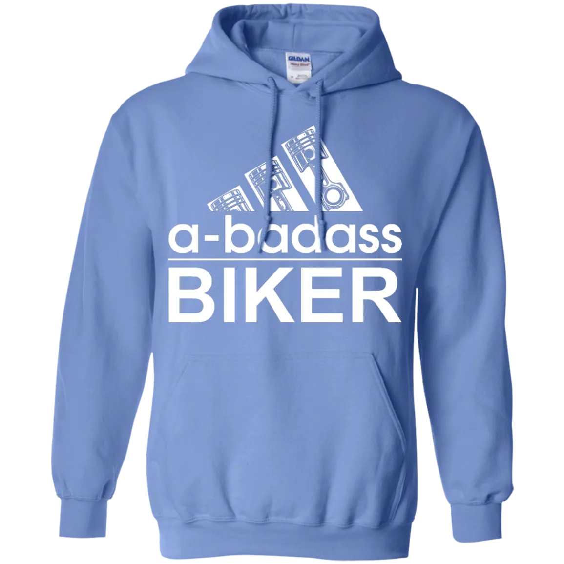Badass Biker Pullover Hoodie