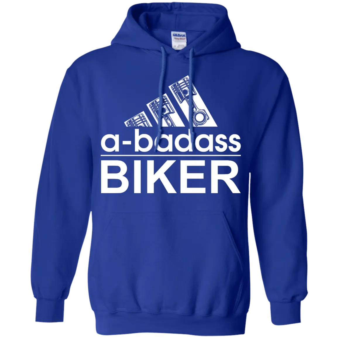 Badass Biker Pullover Hoodie