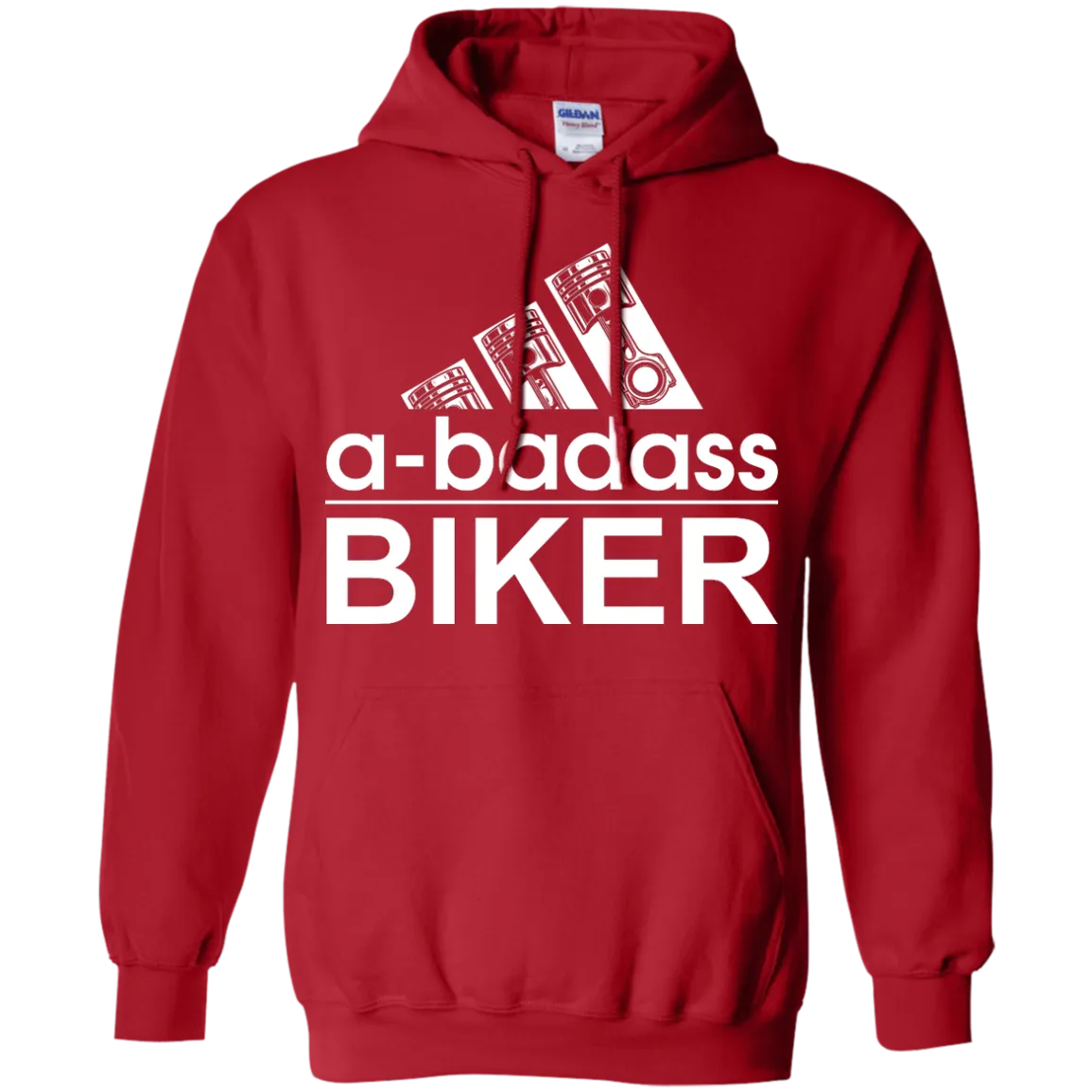 Badass Biker Pullover Hoodie