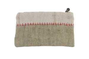 Bag: Handwoven wool, interior handwoven hemp lining - BG67