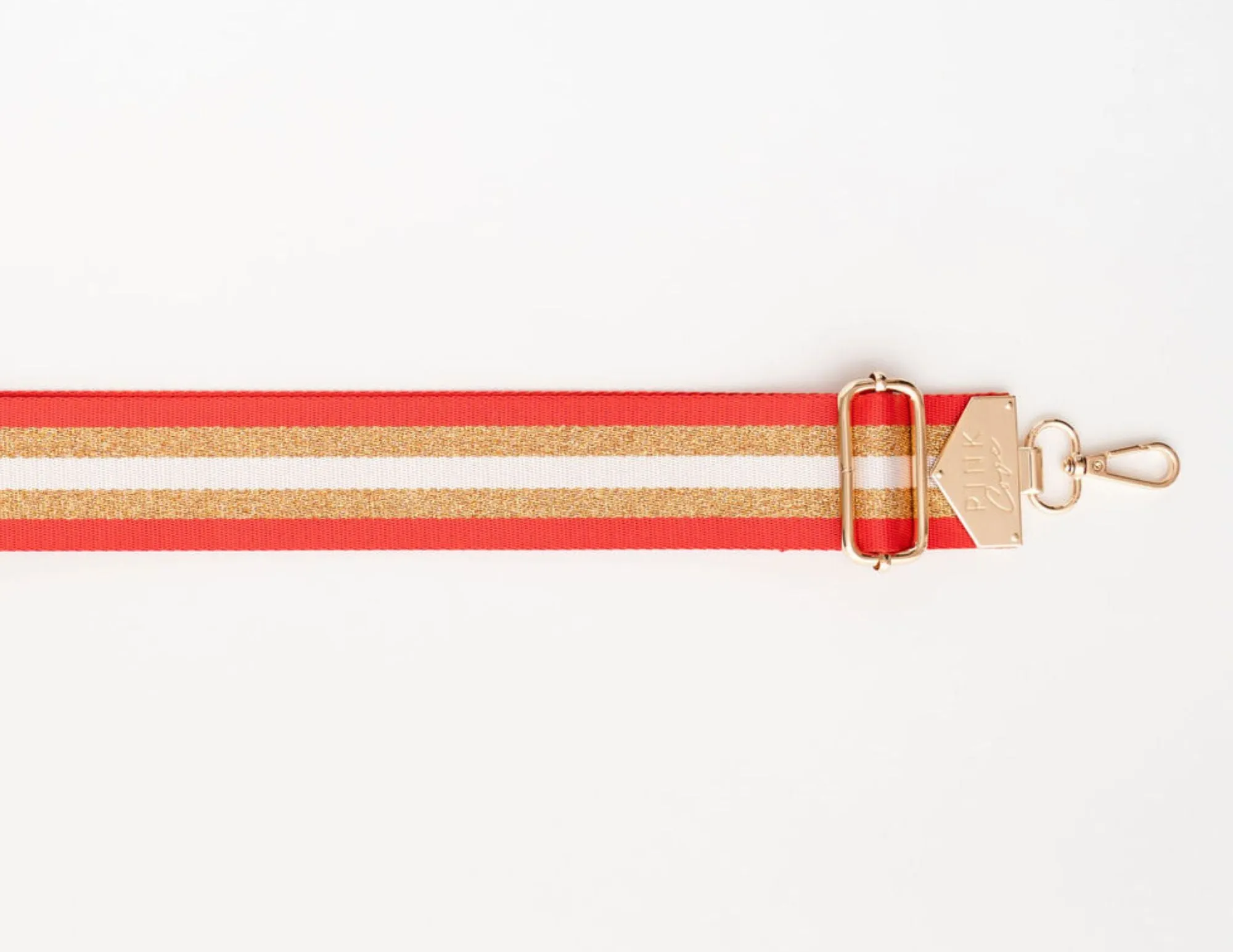 BAG STRAPS - 14K GLITTER RED