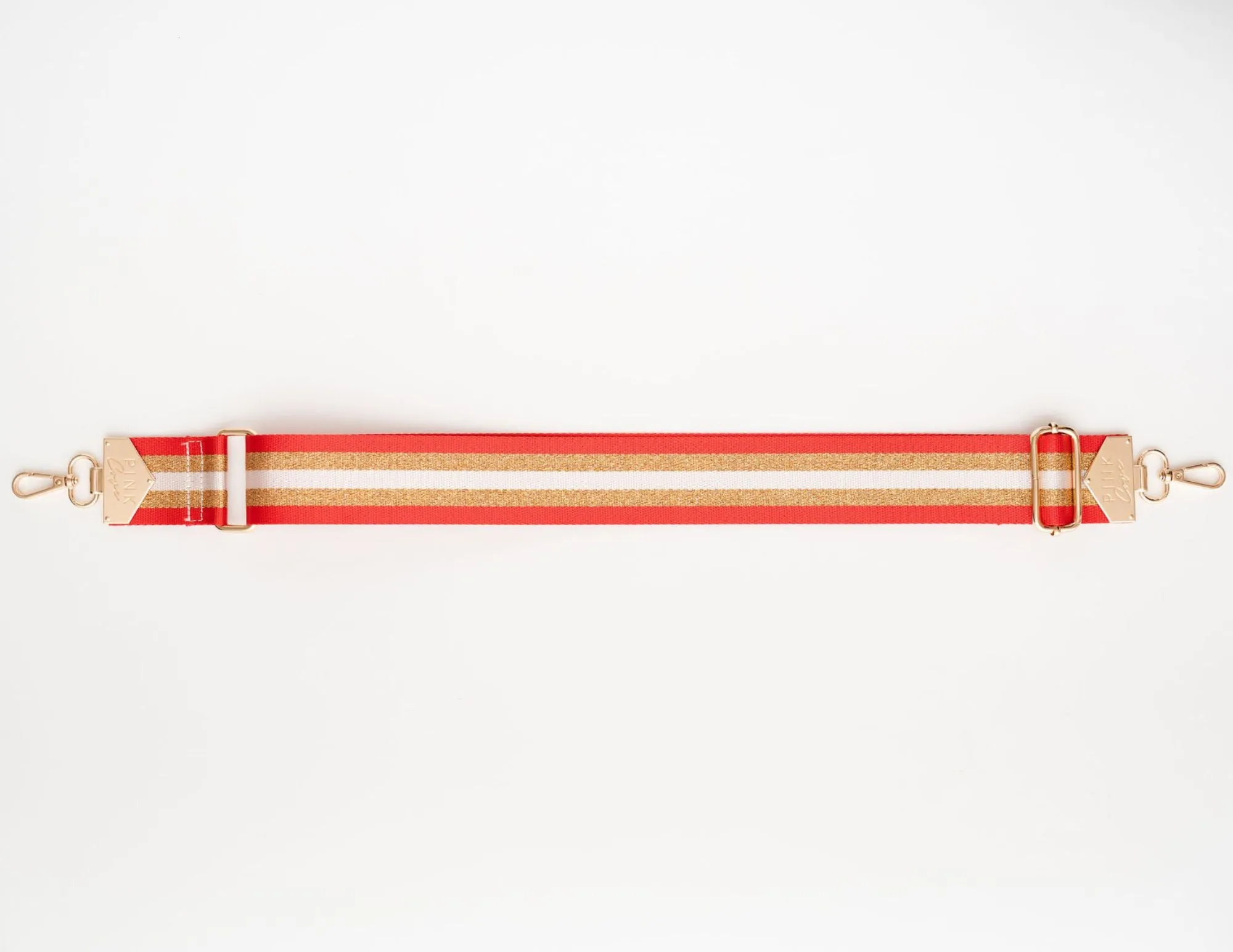 BAG STRAPS - 14K GLITTER RED