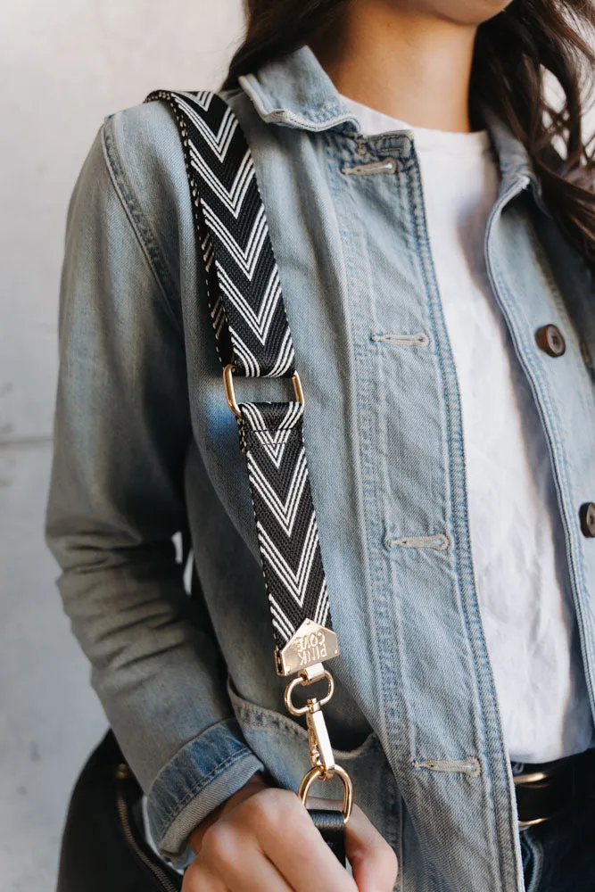 BAG STRAPS - ARROWS BLACK