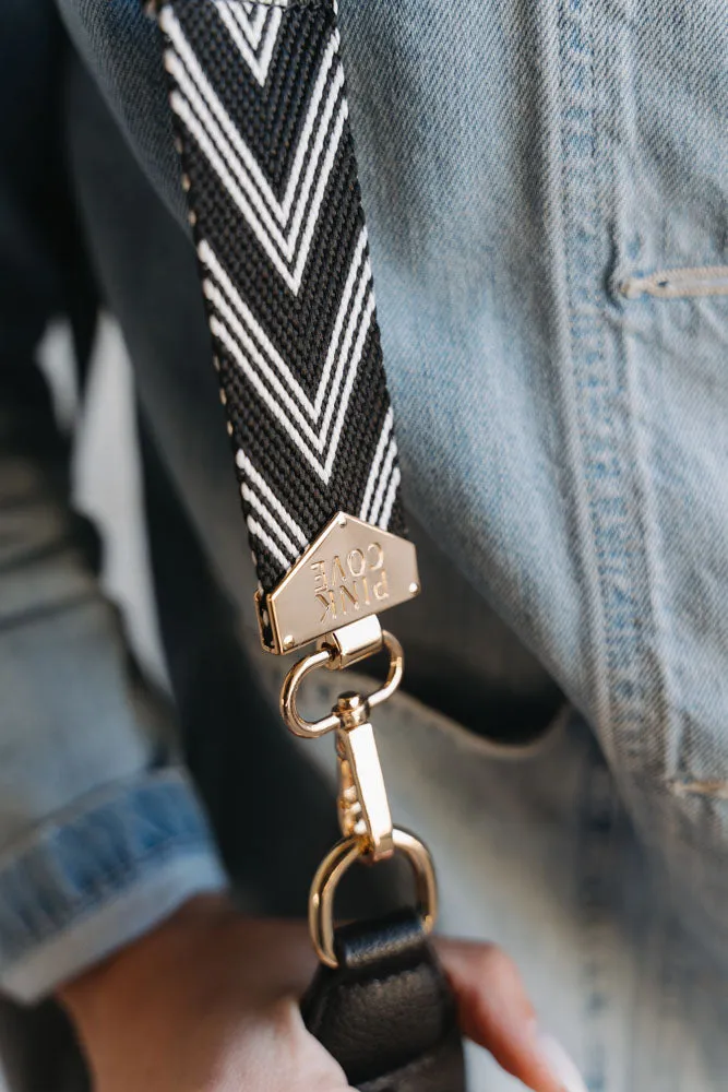 BAG STRAPS - ARROWS BLACK