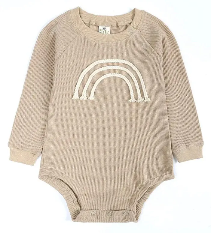 Beige Rainbow Onesie