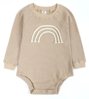 Beige Rainbow Onesie