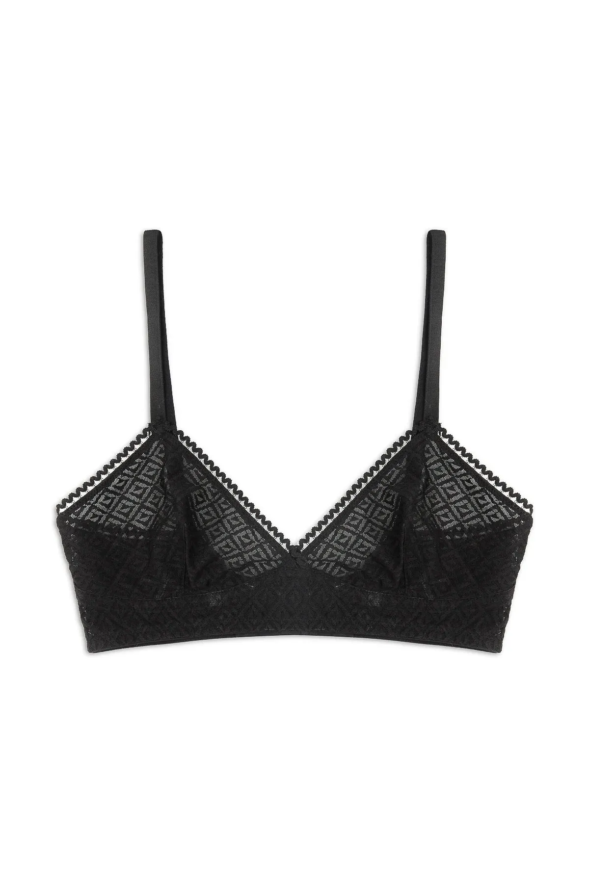 Betty Triangle Soft Bra - Black