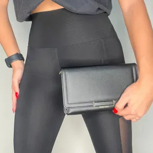 Black Crossbody Wallet Bag 9