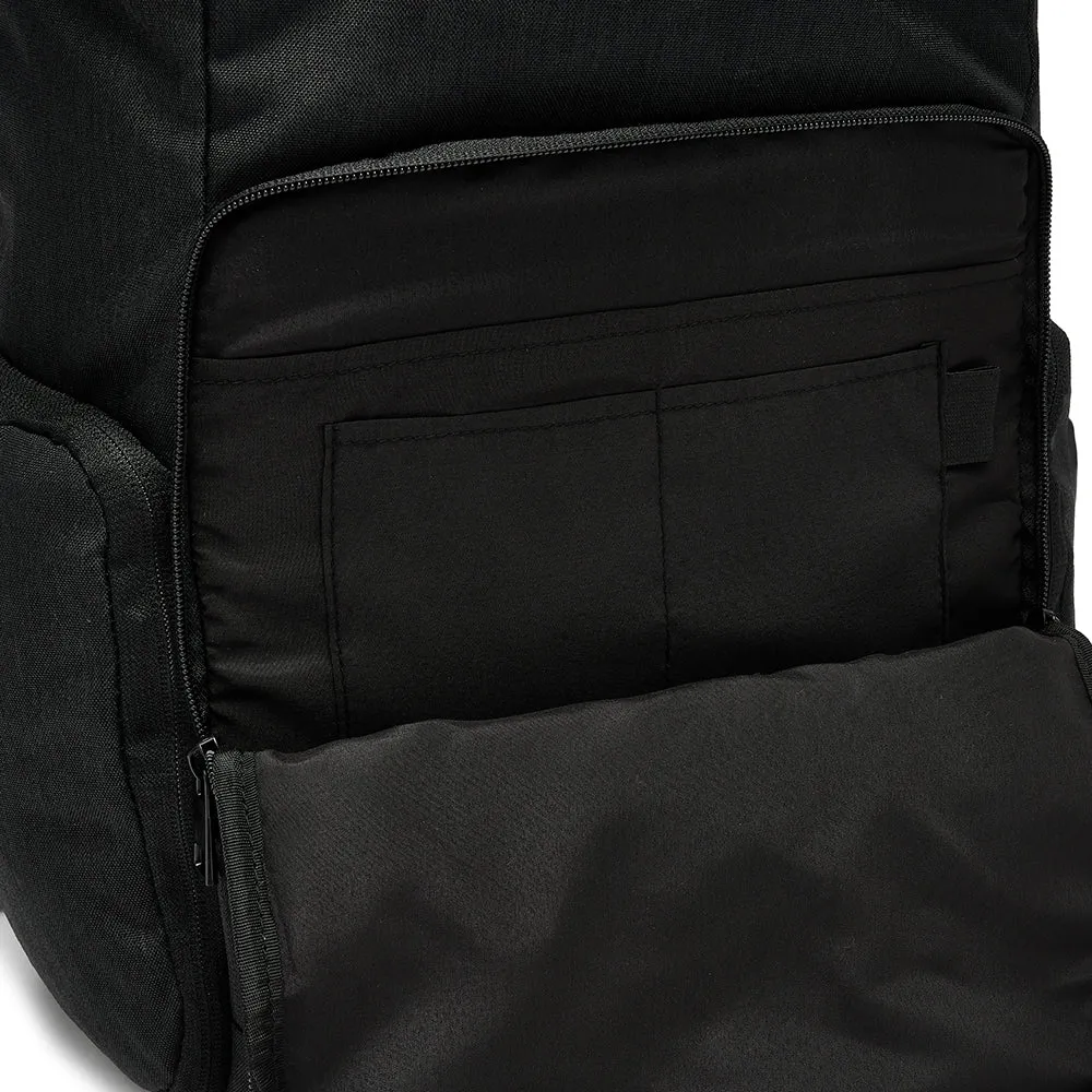 Black Roll-Top Tech Backpack
