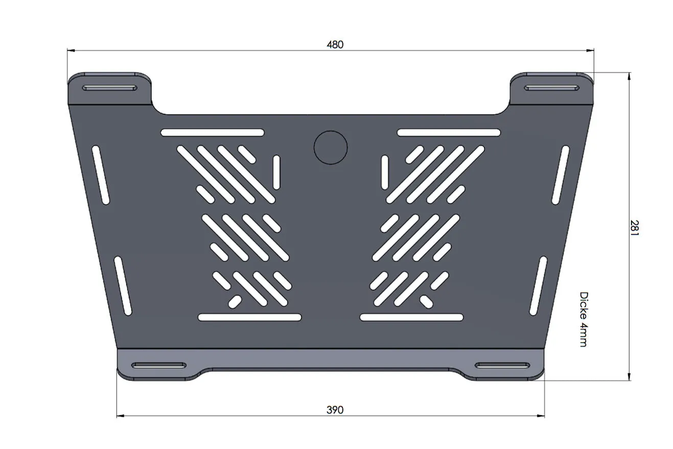 BMW F750/F850 GS Carrier - Rear Rack Enlargement