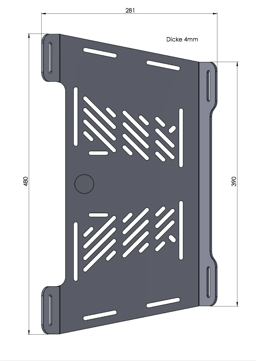 BMW R1250GS Rear Rack - Enlargement
