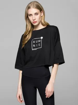 BOX LOGO OVERSIZED CROPPED TEE
