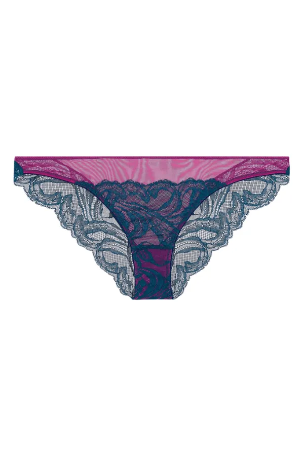 Brea Lace Knicker - Dark Green