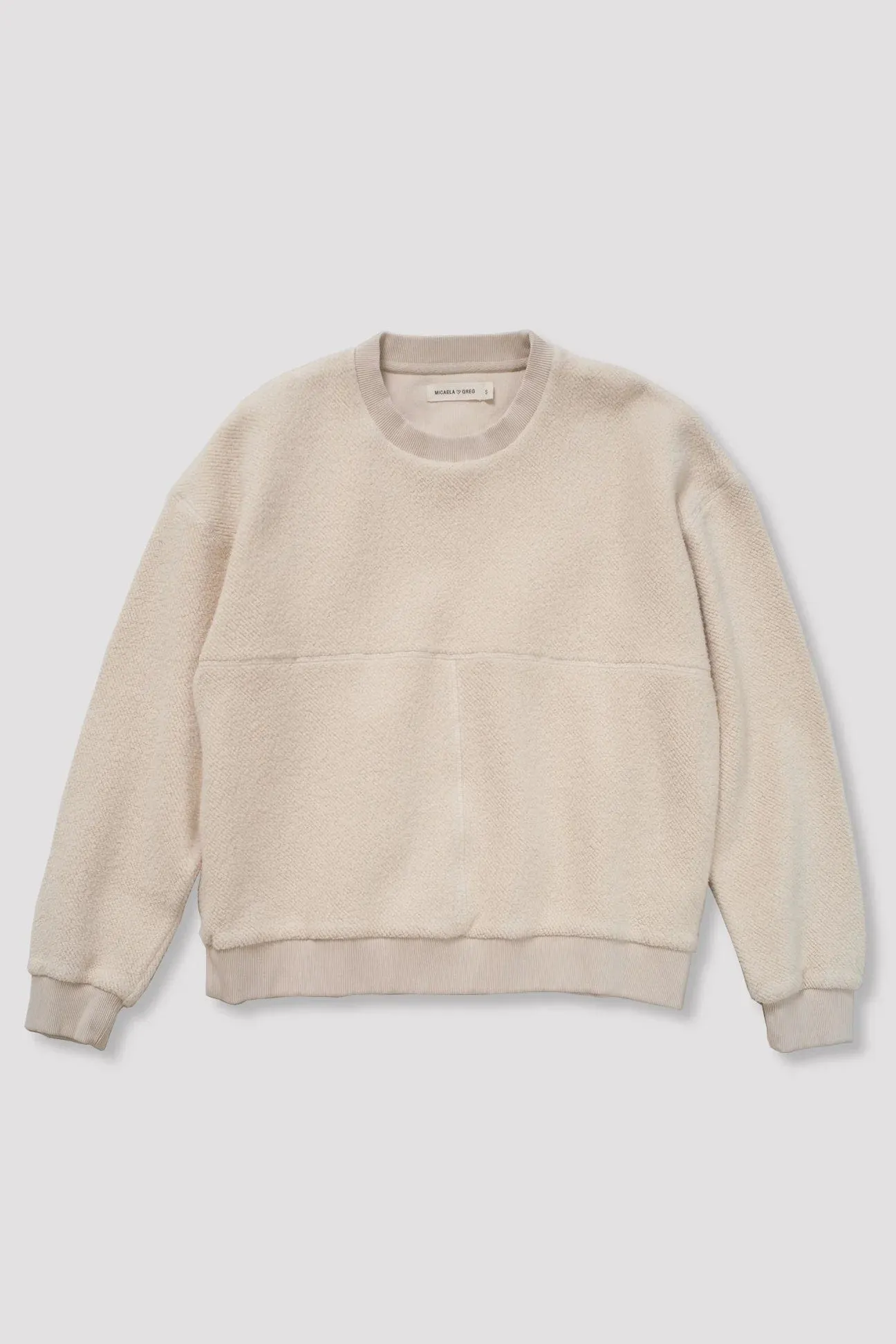 Brushed Terry Sweatshirt | Cream