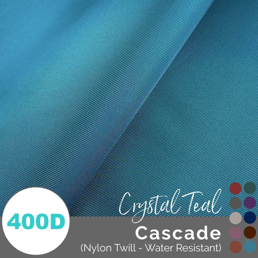 Cascade - WR Nylon Twill (400D) - (1/2 yd, 18" x 59" wide)