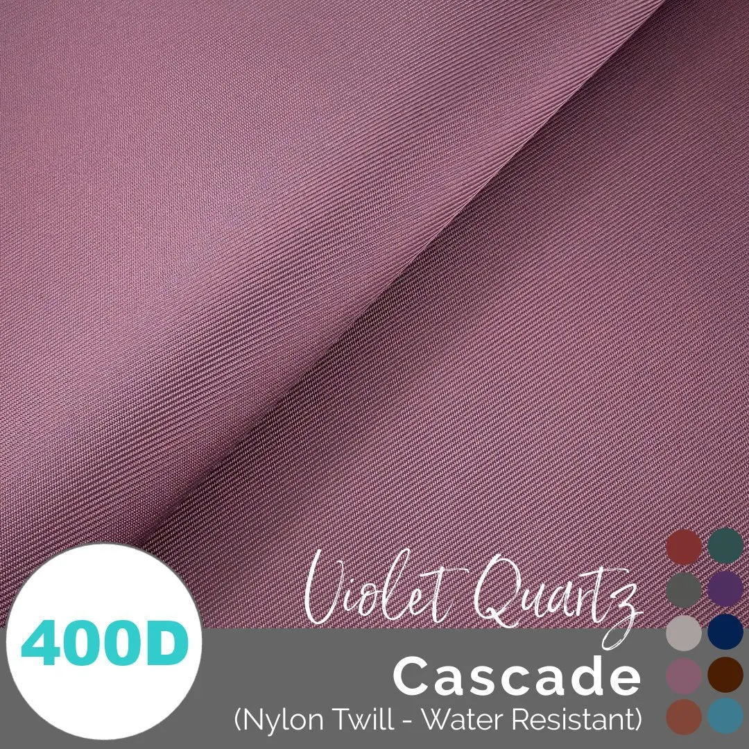 Cascade - WR Nylon Twill (400D) - (1/2 yd, 18" x 59" wide)