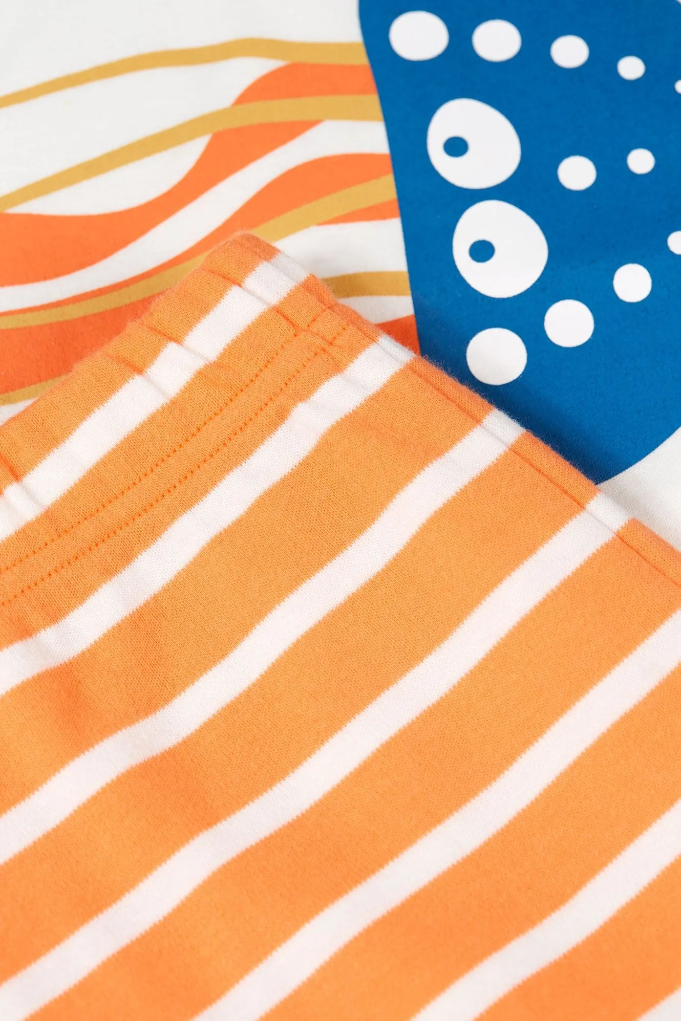 Children's Frugi Pyjamas: Porthleven Jellyfish Short Organic Cotton Pyjama-Kid's Clothing