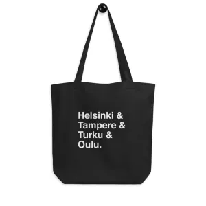 Cities Of Finland Eco Tote Bag