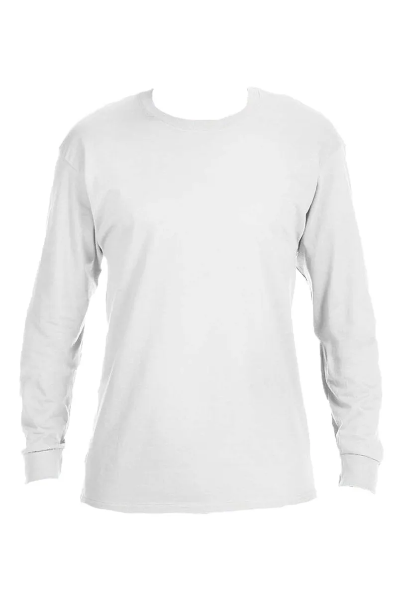 Colorful Love Chenille Patch Unisex Dri-Power Long-Sleeve 50/50 Tee