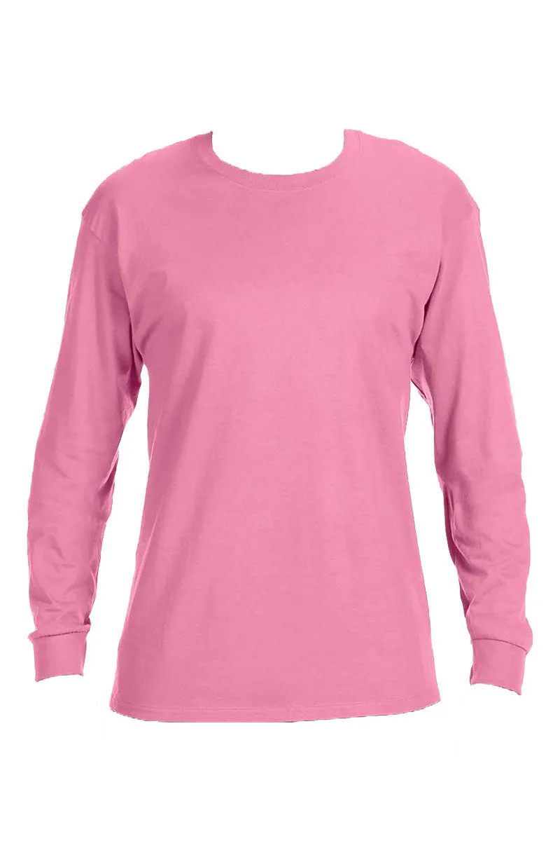 Colorful Love Chenille Patch Unisex Dri-Power Long-Sleeve 50/50 Tee