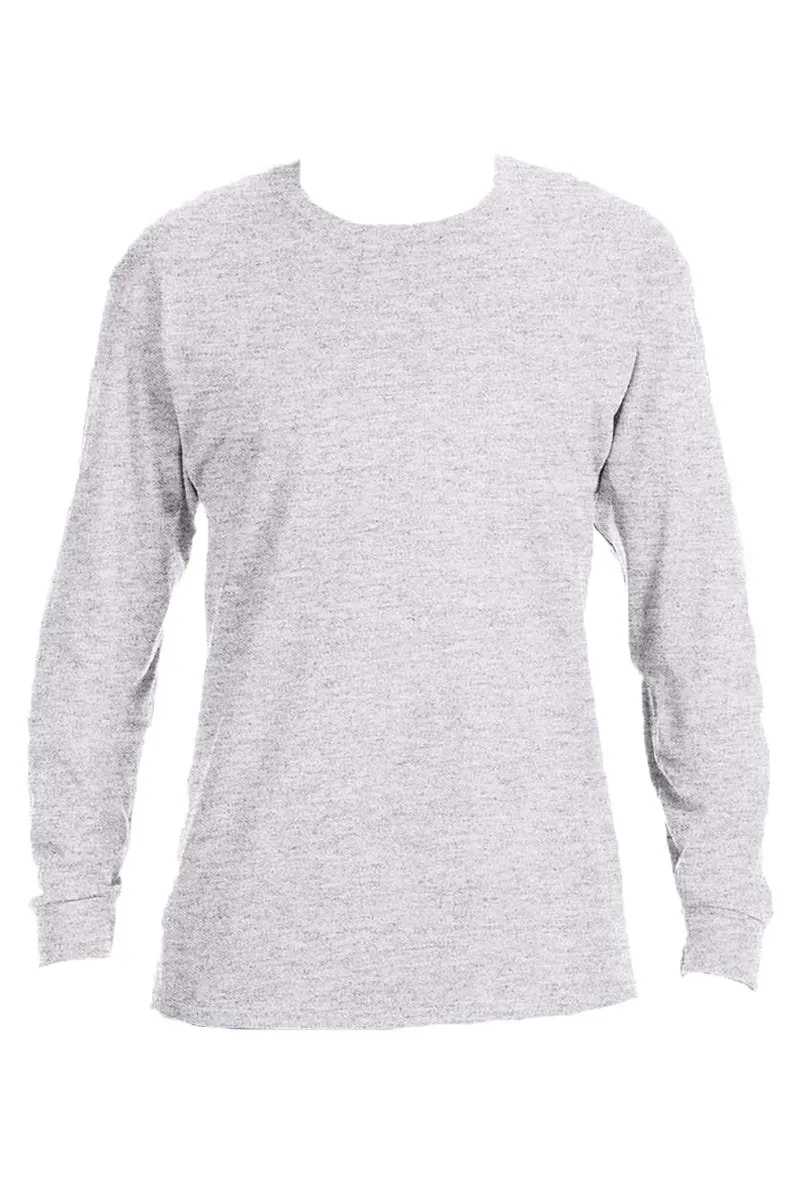 Colorful Love Chenille Patch Unisex Dri-Power Long-Sleeve 50/50 Tee